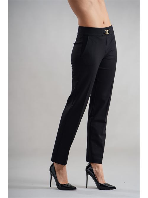 Pantalone punto milano GM by Gai Mattiolo | GM3548NERO